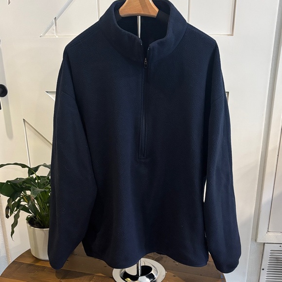 lululemon athletica Other - lululemon athletica Men's Navy Zip-Up Sweater XXL